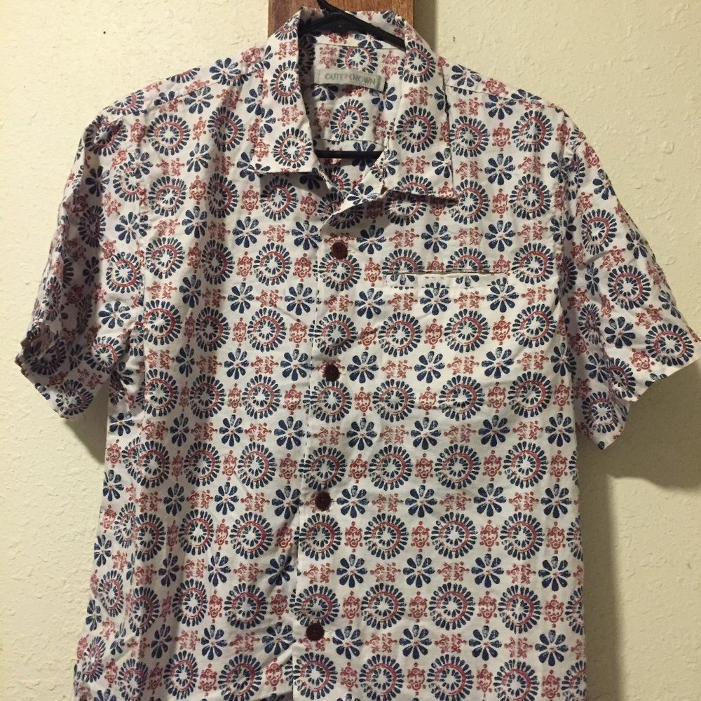 Outerknown Cotton Spanish Tile Camp Shirt